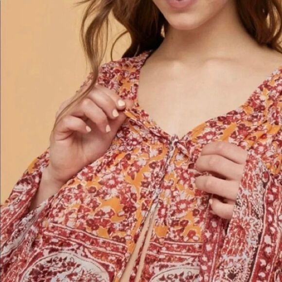 New Free people Lorraine Kimono tunic size XS - Picture 5 of 8